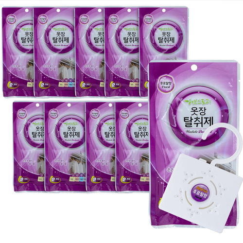 허브스토리 옷장 탈취제 후로랄향 10p